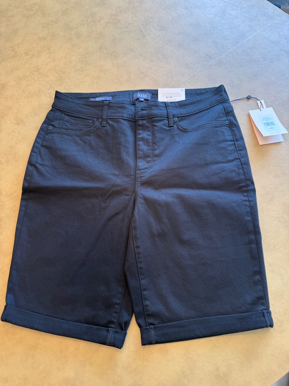 NYDJ Men's Black Stretch Chinos